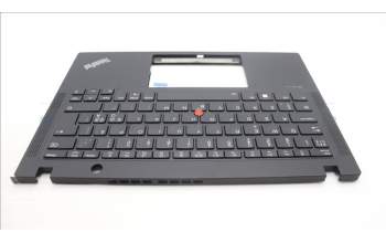 Lenovo 5M11L86010 C-Cover with keyboard, Nordic, Black, Backlight, UK