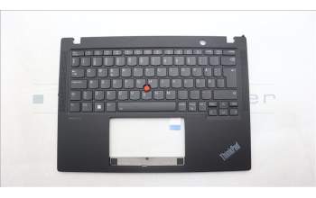 Lenovo 5M11L86040 C-Cover with keyboard, Swedish/Finnish, Black, Backlight, UK
