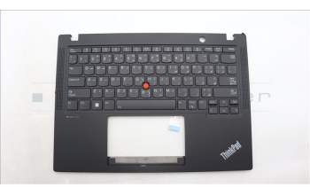 Lenovo 5M11L86095 C-Cover with keyboard, Arabic, Black, Backlight, WWAN, US
