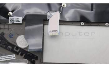 Lenovo 5M11L86132 C-Cover with keyboard, Danish, Black, Backlight, WWAN, UK