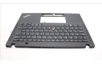 Lenovo 5M11L86132 C-Cover with keyboard, Danish, Black, Backlight, WWAN, UK