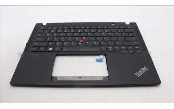 Lenovo 5M11L86138 C-Cover with keyboard, USA English, Black, Backlight, WWAN, US