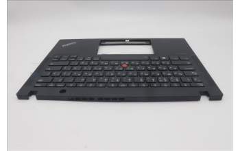 Lenovo 5M11L86255 C-Cover with keyboard, Russian, Black, Backlight, WWAN, US