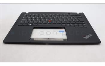 Lenovo 5M11L86261 C-Cover with keyboard, Slovenian, Black, Backlight, WWAN, UK