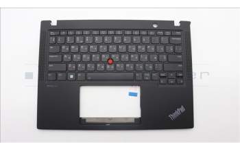 Lenovo 5M11L86316 C-Cover with keyboard, Ukraine, Black, Backlight, WWAN, US