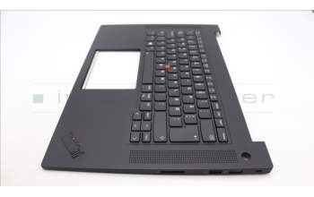 Lenovo 5M11L88777 C-Cover with keyboard, Danish, Backlight, Fingerprint, NO WWAN, UK