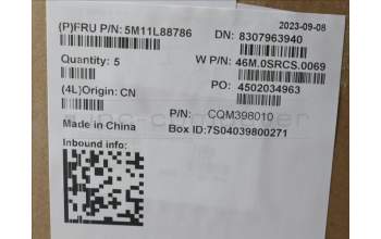 Lenovo 5M11L88786 C-Cover with keyboard, Hungarian, Backlight, Fingerprint, NO WWAN, UK