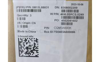 Lenovo 5M11L88831 MECH_ASM WW C-Cvr+NORDIC KB ASM,CHY