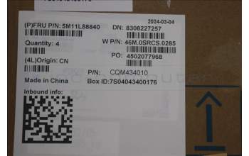 Lenovo 5M11L88840 MECH_ASM WW C-Cvr+TUR KB ASM,CHY