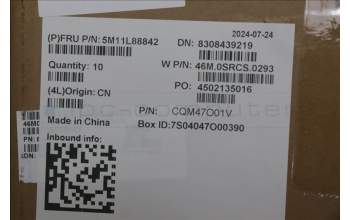 Lenovo 5M11L88842 MECH_ASM WW C-Cvr+UK KB ASM,CHY