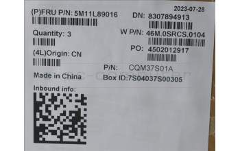 Lenovo 5M11L89016 MECH_ASM NoWW C-Cvr+NORDIC KB ASM,SRX