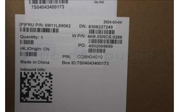 Lenovo 5M11L89062 MECH_ASM WW C-Cvr+TUR KB ASM,SRX