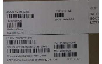 Lenovo 5M11L92306 MECH_ASM FRU KB CCV SWS (LTN) UK BK