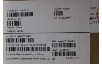 Lenovo 5M11L92316 MECH_ASM FRU KB CCV UK (TRI) UK BK