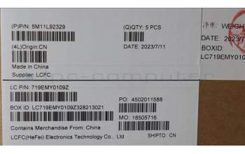 Lenovo 5M11L92329 MECH_ASM FRU KB CCV JPN (CHY) JP BK