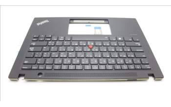 Lenovo 5M11L92804 C-Cover with keyboard, Arabic, Black, Backlight, US