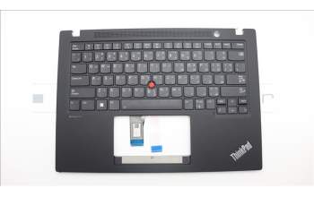 Lenovo 5M11L92956 C-Cover with keyboard, Arabic, Black, Backlight, WWAN, US