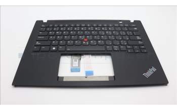 Lenovo 5M11L92956 C-Cover with keyboard, Arabic, Black, Backlight, WWAN, US
