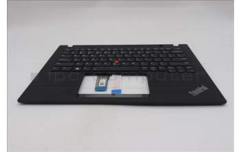 Lenovo 5M11L92991 C-Cover with keyboard, US English Euro, Black, Backlight, WWAN, US