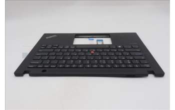 Lenovo 5M11L92991 C-Cover with keyboard, US English Euro, Black, Backlight, WWAN, US