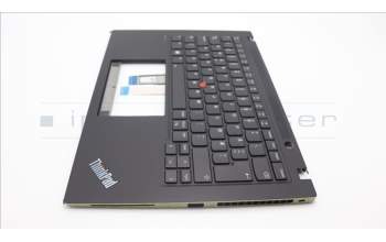 Lenovo 5M11L93044 C-Cover with keyboard, Norwegian, Black, Backlight, WWAN, UK
