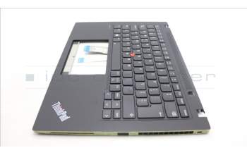 Lenovo 5M11L93050 C-Cover with keyboard, Portuguese, Black, Backlight, WWAN, UK