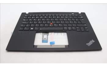Lenovo 5M11L93068 C-Cover with keyboard, Swedish/Finnish, Black, Backlight, WWAN, UK