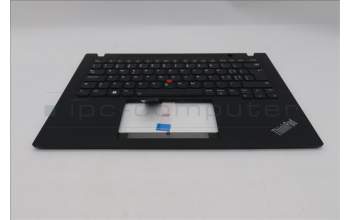 Lenovo 5M11L93073 C-Cover with keyboard, Switzerland, Black, Backlight, WWAN, UK