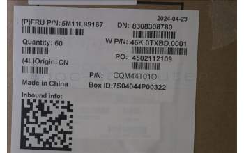 Lenovo 5M11L99167 MECH_ASM Front RGB(RGB+IR) 5M CAM ASM