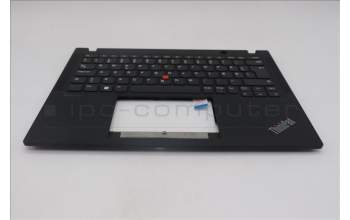 Lenovo 5M11M02938 C-Cover with keyboard, Danish, Black, UK