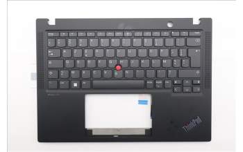 Lenovo 5M11M02950 C-Cover with keyboard, French, Black, US
