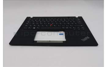 Lenovo 5M11M02950 C-Cover with keyboard, French, Black, US