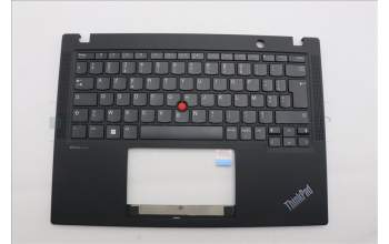 Lenovo 5M11M02951 C-Cover with keyboard, French, Black, US