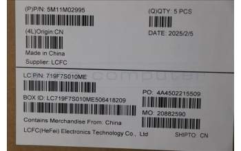 Lenovo 5M11M02995 C-Cover with keyboard, Russian, Black, US