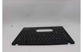 Lenovo 5M11M03001 C-Cover with keyboard, Spanish, Black, UK