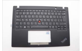 Lenovo 5M11M03028 C-Cover with keyboard, Canadian French 058, Black, Backlight, UK