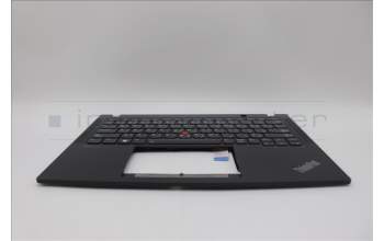 Lenovo 5M11M03031 C-Cover with keyboard, Arabic, Black, Backlight, US