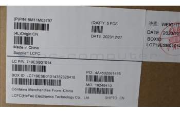 Lenovo 5M11M05797 C-Cover with keyboard, Arabic, Abyss Blue, Fingerprint, WLAN, US