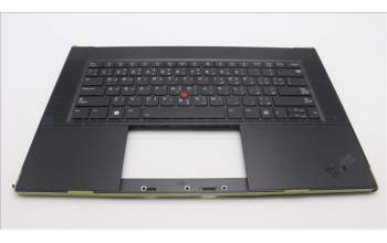 Lenovo 5M11M05797 C-Cover with keyboard, Arabic, Abyss Blue, Fingerprint, WLAN, US