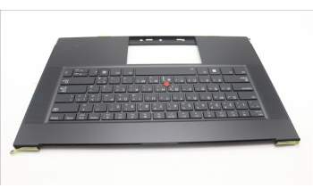 Lenovo 5M11M05797 C-Cover with keyboard, Arabic, Abyss Blue, Fingerprint, WLAN, US