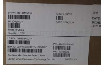 Lenovo 5M11M05816 MECH_ASM KBD BZL,WL,FPR,BK,SRX,JPN