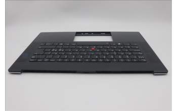 Lenovo 5M11M05820 C-Cover with keyboard, Nordic, Black, Fingerprint, WLAN, UK