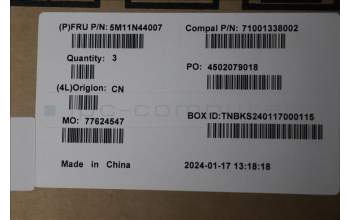 Lenovo 5M11N44007 MECH_ASM JOY10_MIDDLE_FRAME_NT_TC_Luna65