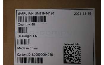 Lenovo 5M11N44120 Air Deflector asm,Foxconn