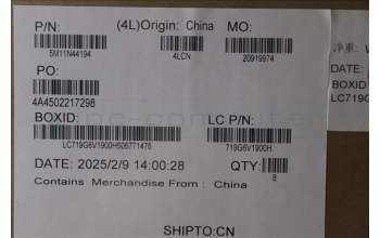 Lenovo 5M11N44194 MECH_ASM Decoration Cover,T5 G10,LCFC