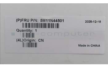 Lenovo 5M11N44501 Main Chassis Assy,Bk,LOQ_26L,HK