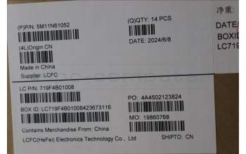 Lenovo 5M11N61052 Lenovo LCD Module,14\",WUXGA,Non-Touch,Anti-Glare,IPS,400nit,100%SRGB