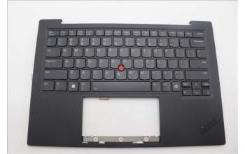 Lenovo 5M11N61088 C-Cover with keyboard, USA English, Deep Black, FingerPrint Reader, WLAN, US