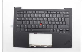 Lenovo 5M11N61089 C-Cover with keyboard, Estonian, Deep Black, FingerPrint Reader, WLAN, UK