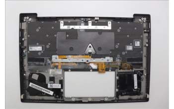 Lenovo 5M11N61099 C-Cover with keyboard, Japanese, Deep Black, FingerPrint Reader, WLAN, JP